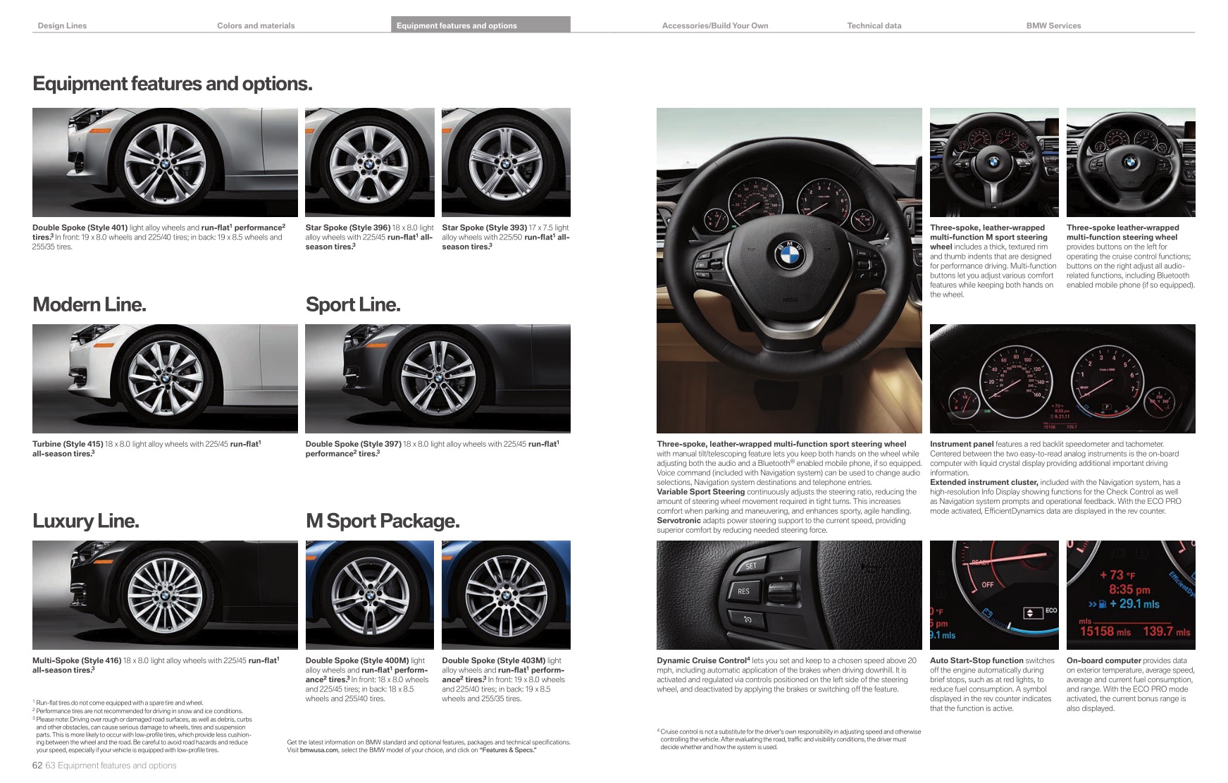 2012 BMW 3-Series Sedan Brochure Page 37